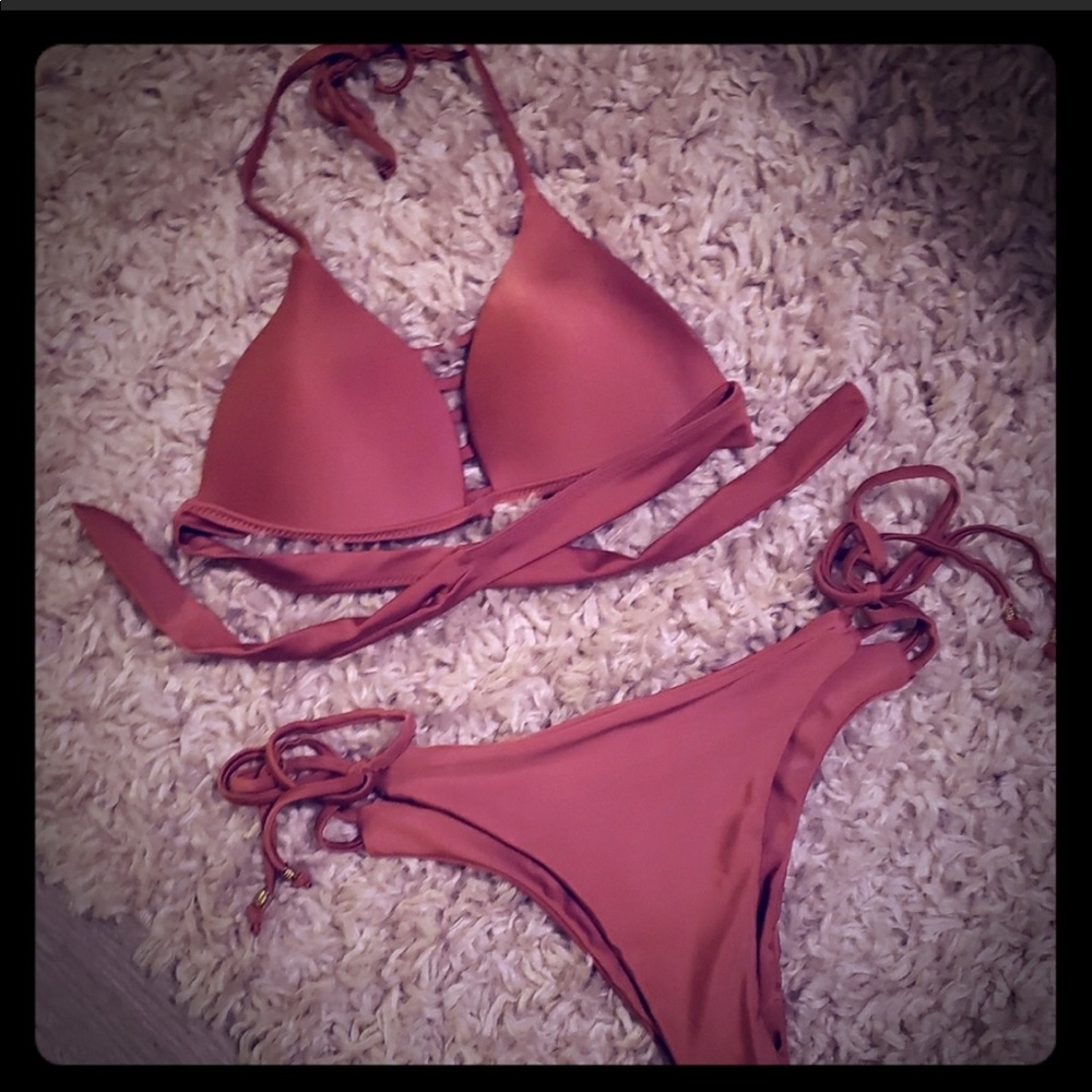 Nasty Gal Ladder Top Push-up Bikini